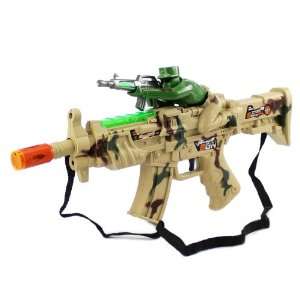  Toy Gun Rifle SAND CAMO color 17.5 Inches Toy Gun For kids 