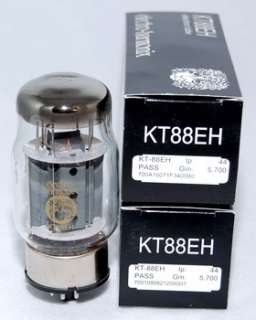 Matched Pair ElectroHarmonix KT88 tubes Valves 6550 EH  