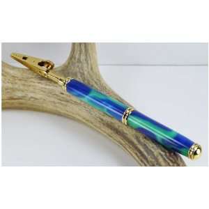  Azurite Acrylic Bracelet Assistant With a Gold Finish 