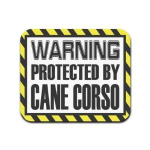  Warning Protected By Cane Corso Mousepad Mouse Pad 