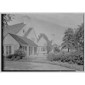   , Connecticut. South facade, sharp, from left 1939