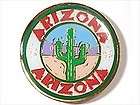Arizona Grand Canyon Brass Magnet Souvenir, Arizona Saguaro Cactus 