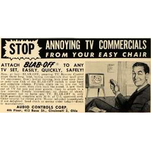  1954 Ad Audio Controls Corp. Blab Off TV Remote Control 