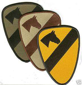 1ST CAVALRY COMBAT PATCH 3 TYPES  