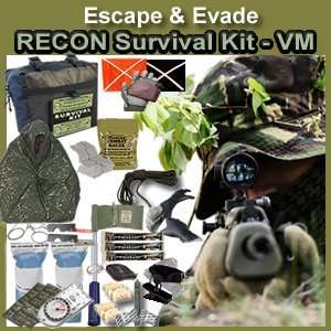  Escape & Evade Recon Military Survival Kit (VM) Sports 
