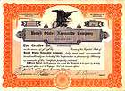 United States Novaculite Company 1921 Stock Certificate