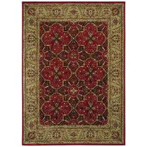   Bahama Havana Bay 7 Feet 9 Inch by 10 Feet 10 Inch Area Rug, Cranberry