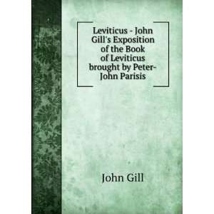   book of Genesis   brought by Peter John Parisis John Gill 