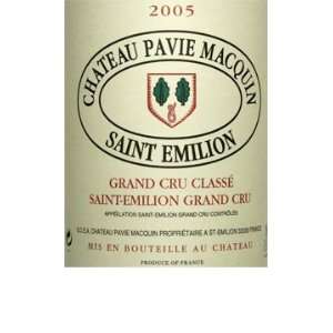 2005 Pavie Macquin St Emilion 750ml