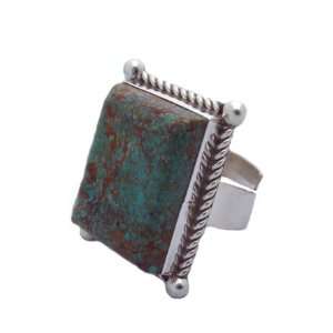  Square Turquoise Ring Jewelry