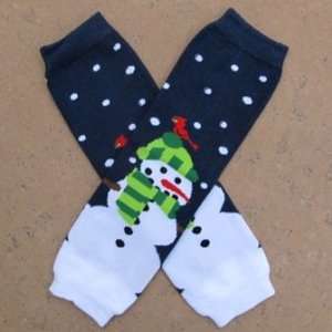   Sweet Legs Baby & Toddler Leg Warmers   Snowman II Snowy Night Baby
