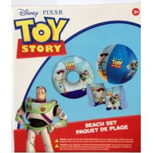  Toy Story Buzz BEACH SET Arm Floaties , Beach Ball and 