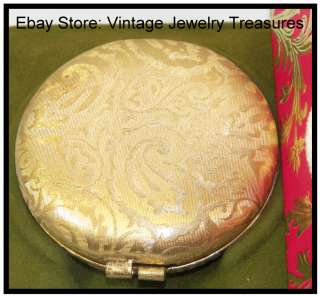 Vintage Revlon Gold Tone Compact~Van Cleef & Arpels Design~Original 