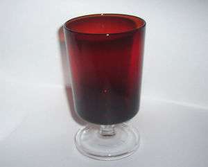 Luminarc Cristal DArques Durand Ruby Wine Goblet Glass  