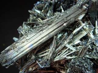 260g Jungly Brilliant Metallic Luster STIBNITE Mineral  