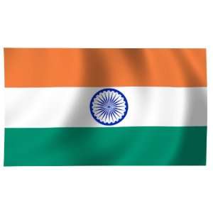  India Flag 3X5 Foot Nylon PH Patio, Lawn & Garden