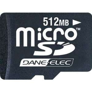  512MB Dane Elec MicroSD TransFlash Memory Card (Retail 