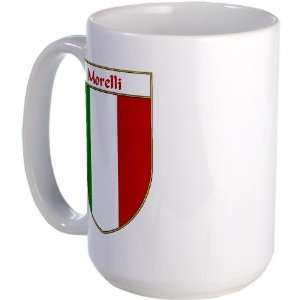  Morelli Italian Flag Shield Family Large Mug by  
