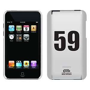  Number 59 on iPod Touch 2G 3G CoZip Case Electronics