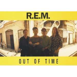  R.E.M. ~ Out Of Time ~ Blank Postcard ~ Approx 6 x 4 