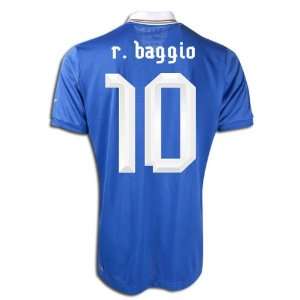  New Soccer Jersey Euro 2012 R.baggio 10 Italy Home Soccer 
