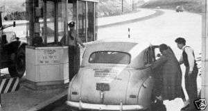 Irwin PA exit Pennsylvania Turnpike tollbooth 1947  