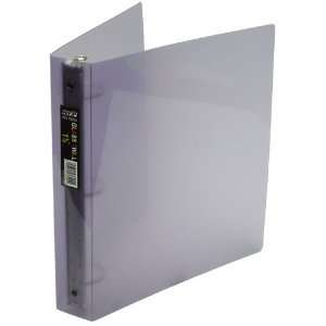  Purple Glass Twill Grid 1.5 Inch Binders   Sold 