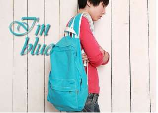 Quality Canvas Backpack Bag New style 7 color Free ship  