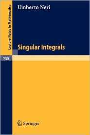   Integrals, (3540055029), Umberto Neri, Textbooks   