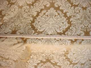2Y SCHUMACHER SILK LOTUS IMPORTED DAMASK UPHOLSTERY FABRIC  