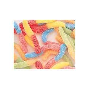 Brite Bright Crawlers Sour Gummi Gummy Mini Worm Candy 1 Pound Bag 