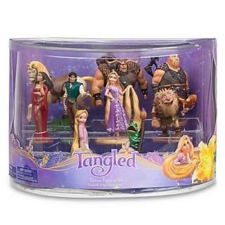 Disney Rapunzel Tangled 9 piece deluxe figures play set NEW  