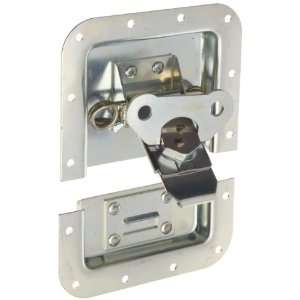 Cold Rolled Steel Pull Handle with Recessed Mounting, Trivalent Clear 