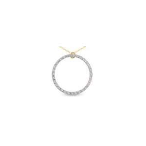   ZALES Diamond Fascination™ 14K Gold Circle Pendant fashion Jewelry