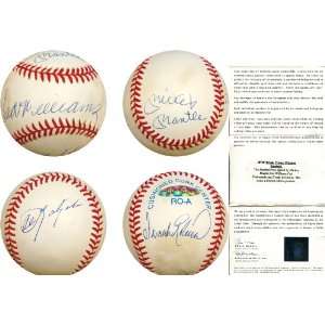 Triple Crown Autographed Baseball (Upper Deck)   Sports Memorabilia