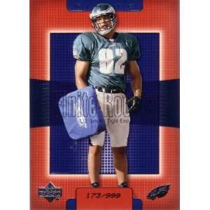  2003 UD Finite 214 L.J. Smith Eagles (RC   Rookie   Serial 