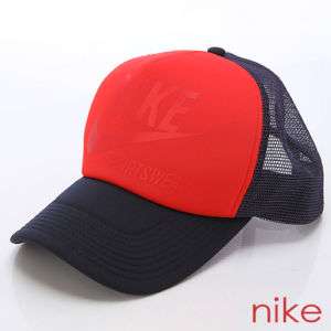 Nike Mesh Trucker Cap Baseball Hat (379393 455) *Red*  