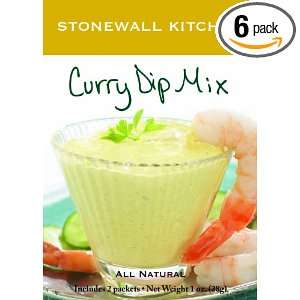 Stonewall Kitchen Curry Dip Mix, 1 Ounce Boxes (Pack of 6)  