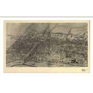 Historic Arlington Kearny, New Jersey, c. 1907 (M) Panoramic Map 
