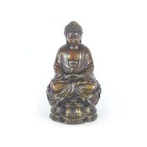  Buddha Statue, Meditation Pose; 4 Bronze