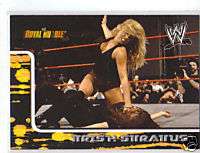 2002 WWE WWF Fleer Royal Rumble TRISH STRATUS #70  