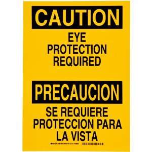   Legend Eye Protection Required/Se Requiere Proteccion para la Vista