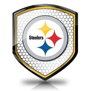 NFL Pittsburgh Steelers Shield Shape Auto Reflector, Official Licensed