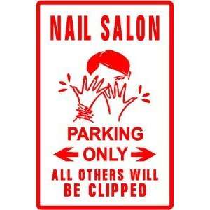 NAIL SALON PARKING manicure beauty sign
