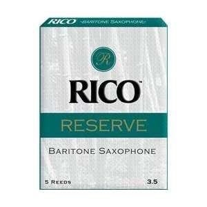  Rico Reserve Baritone Saxophone Reeds Strength 3.5 