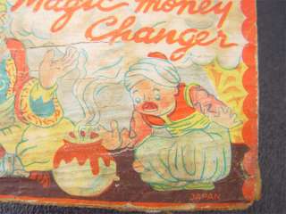 Vintage Japan Magic Money Changer Trick Toy Wallet  