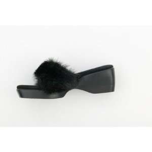 KiKi C PO06 Poodley Slippers Size 6, Color Black Baby