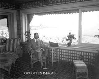 ATWATER KENT AT HOME WITH RADIO 1920s PHOTOGRAPH  