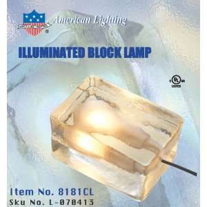  Illuminated Block Lamp 8181CL