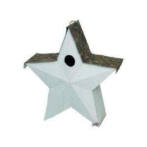  Barnstorm Country Star Birdhouse White Patio, Lawn 